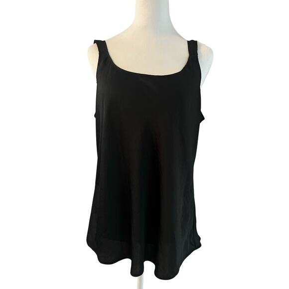 Nic + Zoe Black Sleeveless black blouse Top, Women's Size large. NWT retail $108 - Picture 1 of 6